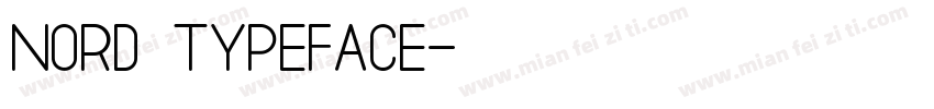NORD TYPEFACE字体转换